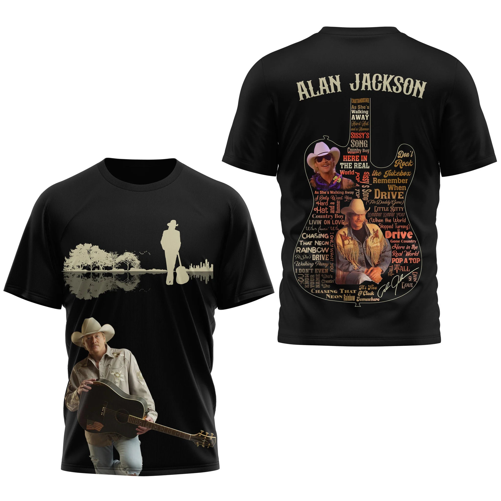 Premium Alan Jackson 3D T-Shirt