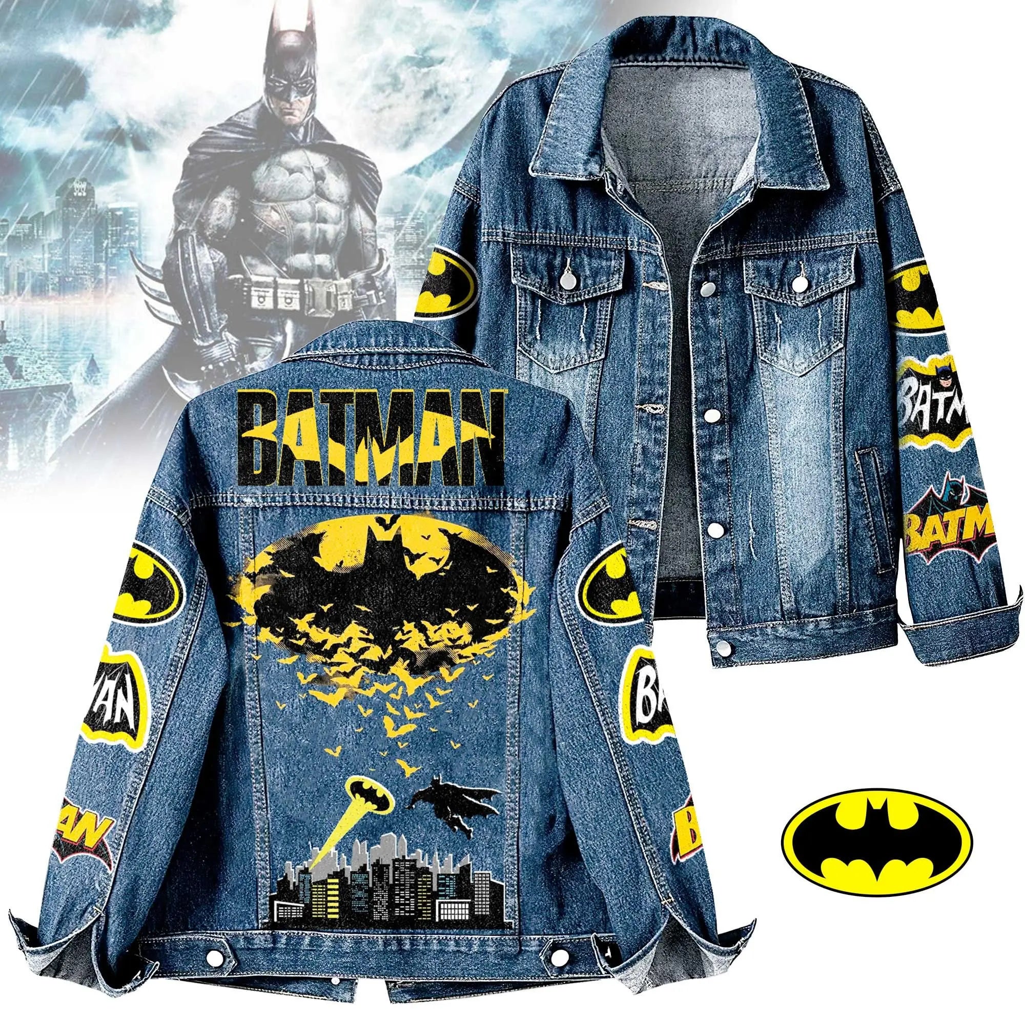 Premium Batman Denim Jacket