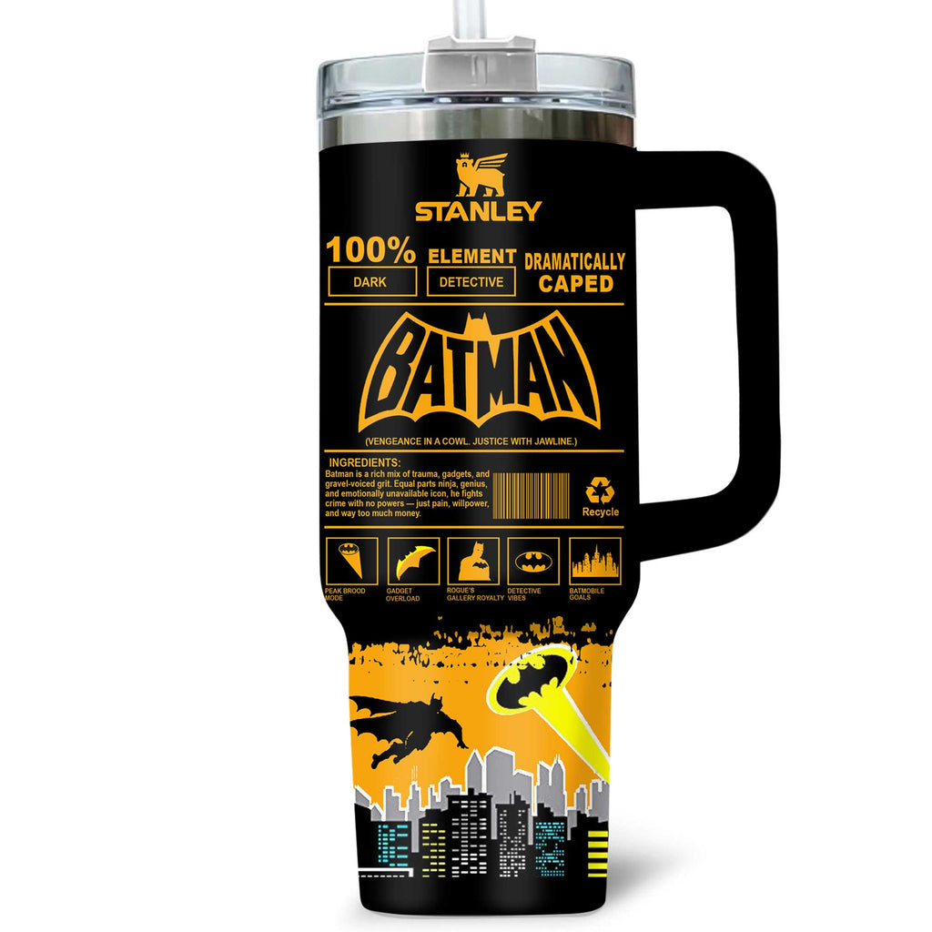 Premium Batman Tumbler With Handle
